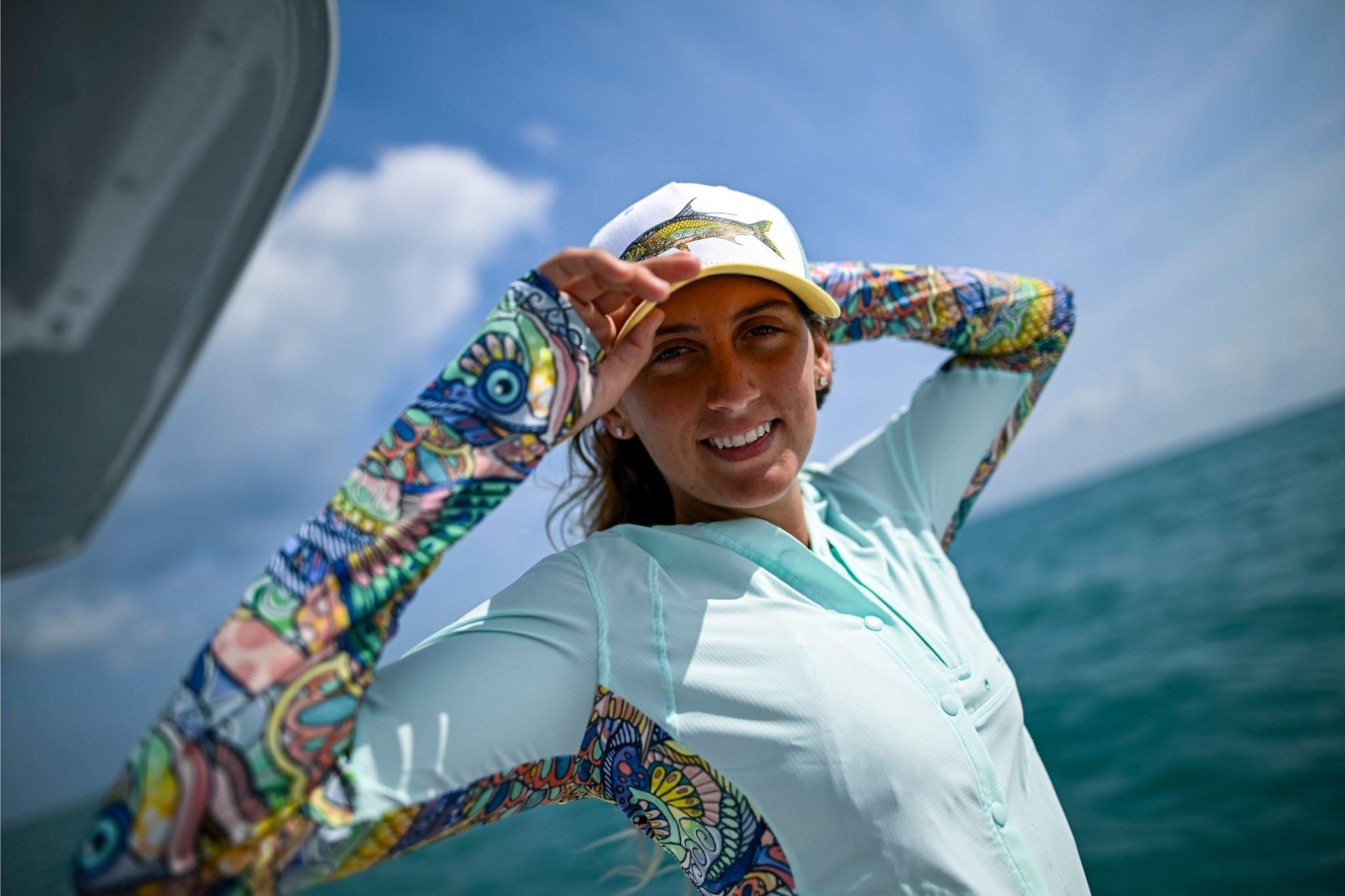 FisheWear Tropical Tarpon Trucker Hat - Angler's Pro Tackle & Outdoors