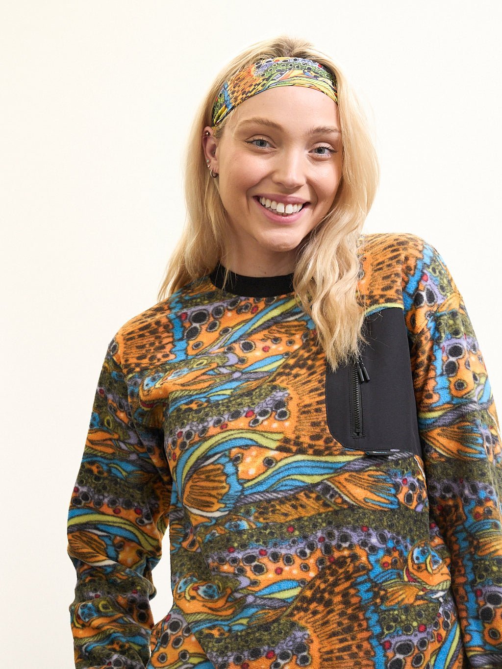 FisheWear Unbound Brown Fleece Crew Neck - Angler's Pro Tackle & Outdoors