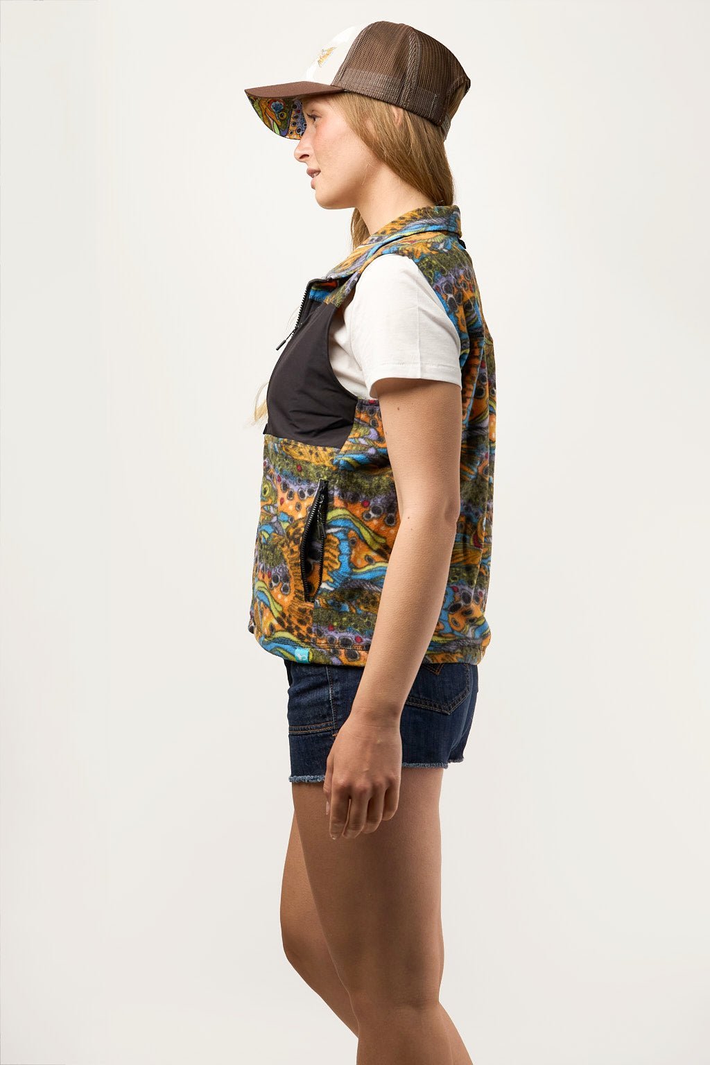 FisheWear Unbound Brown Fleece Vest - Angler's Pro Tackle & Outdoors