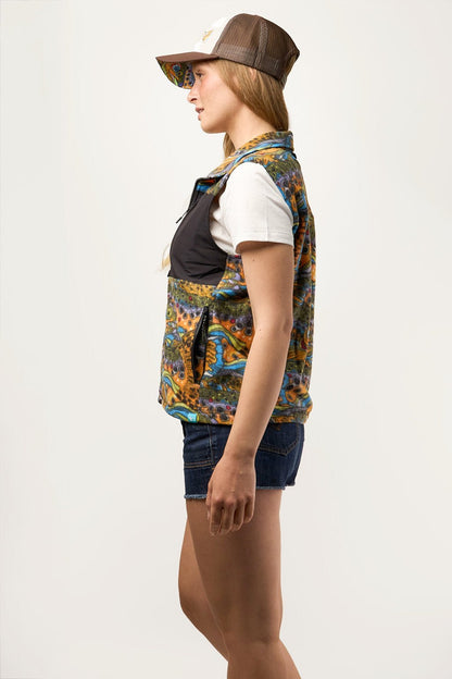 FisheWear Unbound Brown Fleece Vest - Angler's Pro Tackle & Outdoors