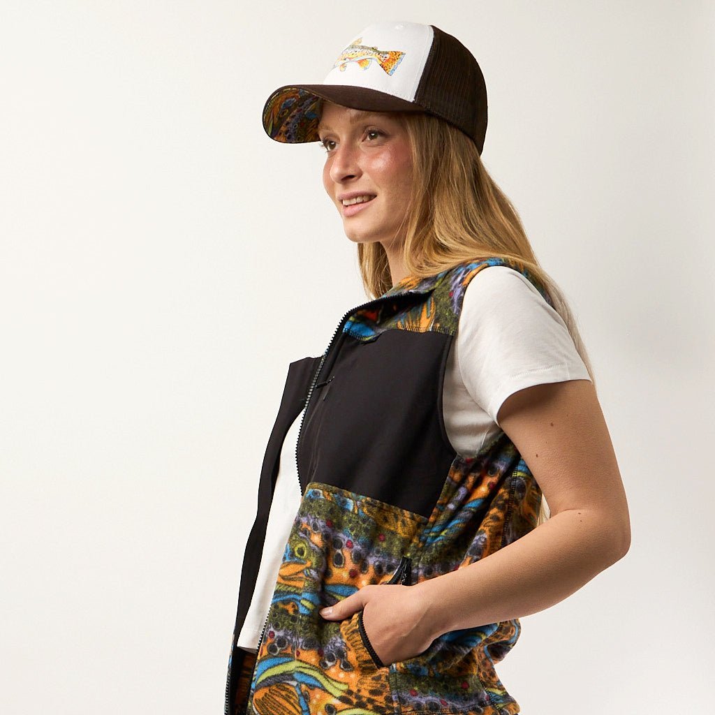 FisheWear Unbound Brown Fleece Vest - Angler's Pro Tackle & Outdoors