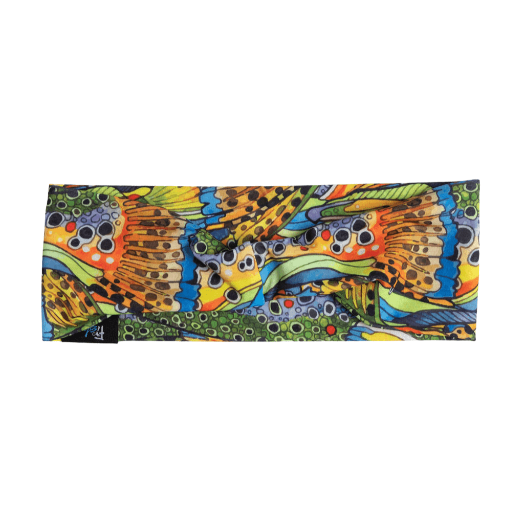 FisheWear Unbound Brown Jersey Headband - Angler's Pro Tackle & Outdoors