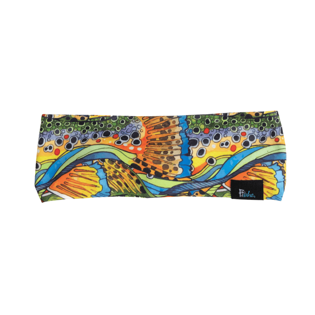 FisheWear Unbound Brown Jersey Headband - Angler's Pro Tackle & Outdoors