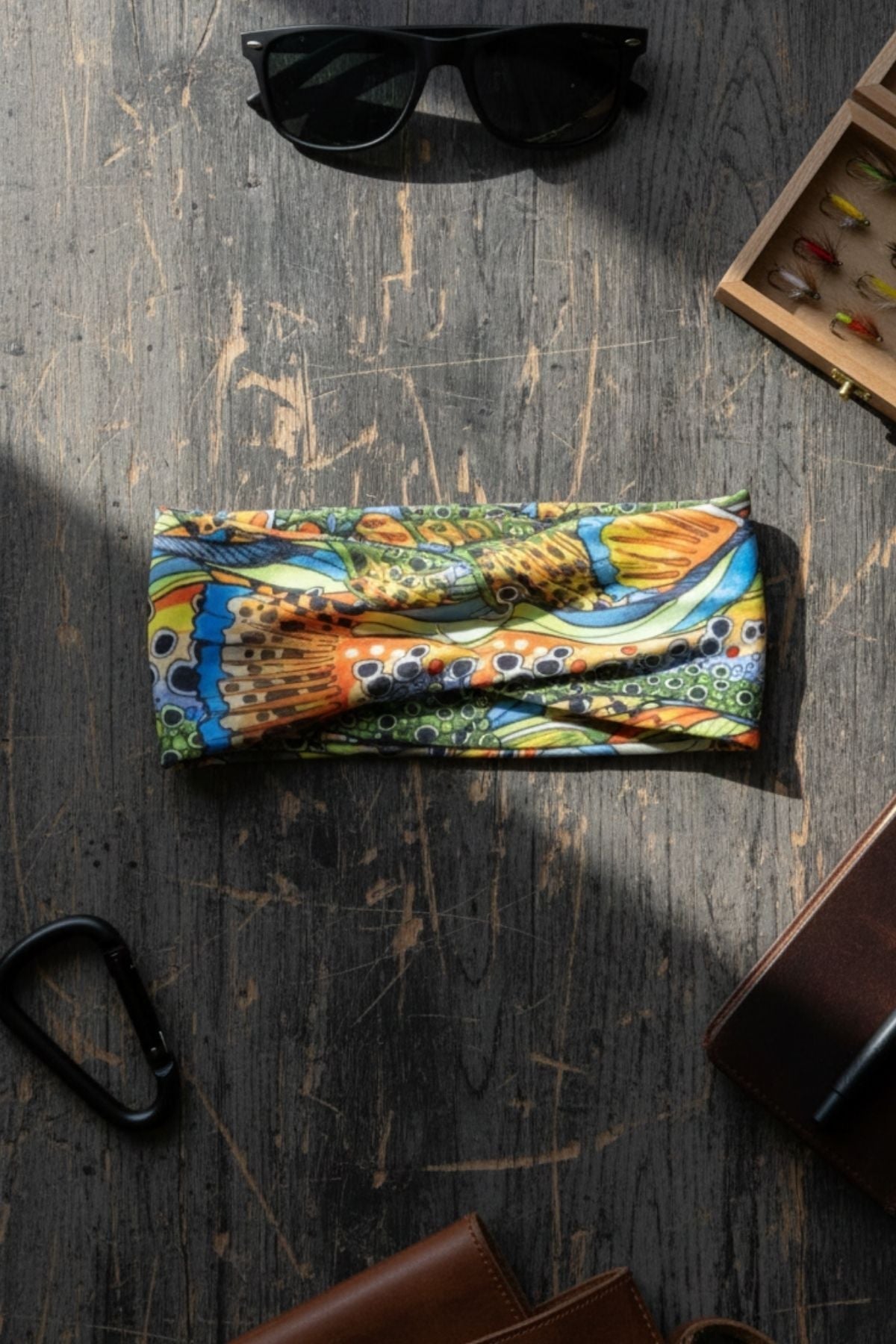 FisheWear Unbound Brown Jersey Headband - Angler's Pro Tackle & Outdoors