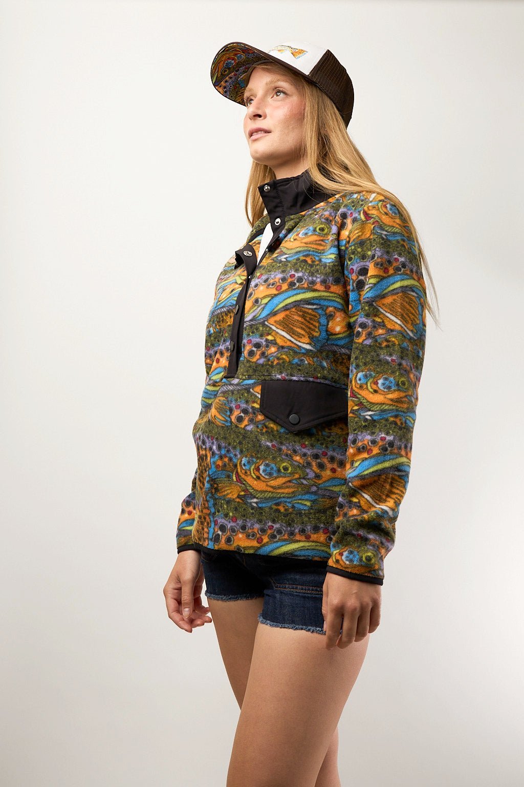 FisheWear Unbound Brown Riffle Snap Fleece - Angler's Pro Tackle & Outdoors