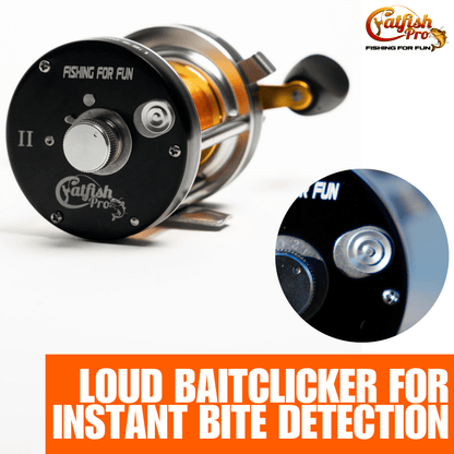 Catfish Pro Fishing for Fun Round Baitcaster Reel