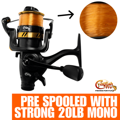 Catfish Pro Fishing For Fun Spinning Reel