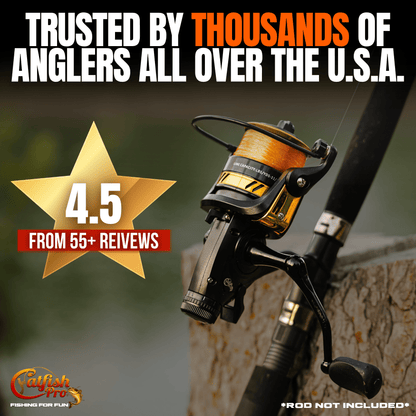 Catfish Pro Fishing For Fun Spinning Reel