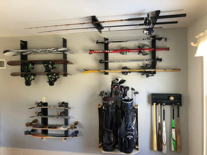 HangThis Up - Fishing Rod Rack, Ceiling or Wall Mount, Man Cave, Fishing Rod Storage