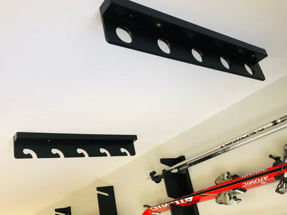HangThis Up - Fishing Rod Rack, Ceiling or Wall Mount, Man Cave, Fishing Rod Storage