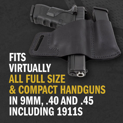Relentless Tactical Comfort Carry Leather Holster & Mag Pouch Combo | Made In USA | Lifetime Warranty