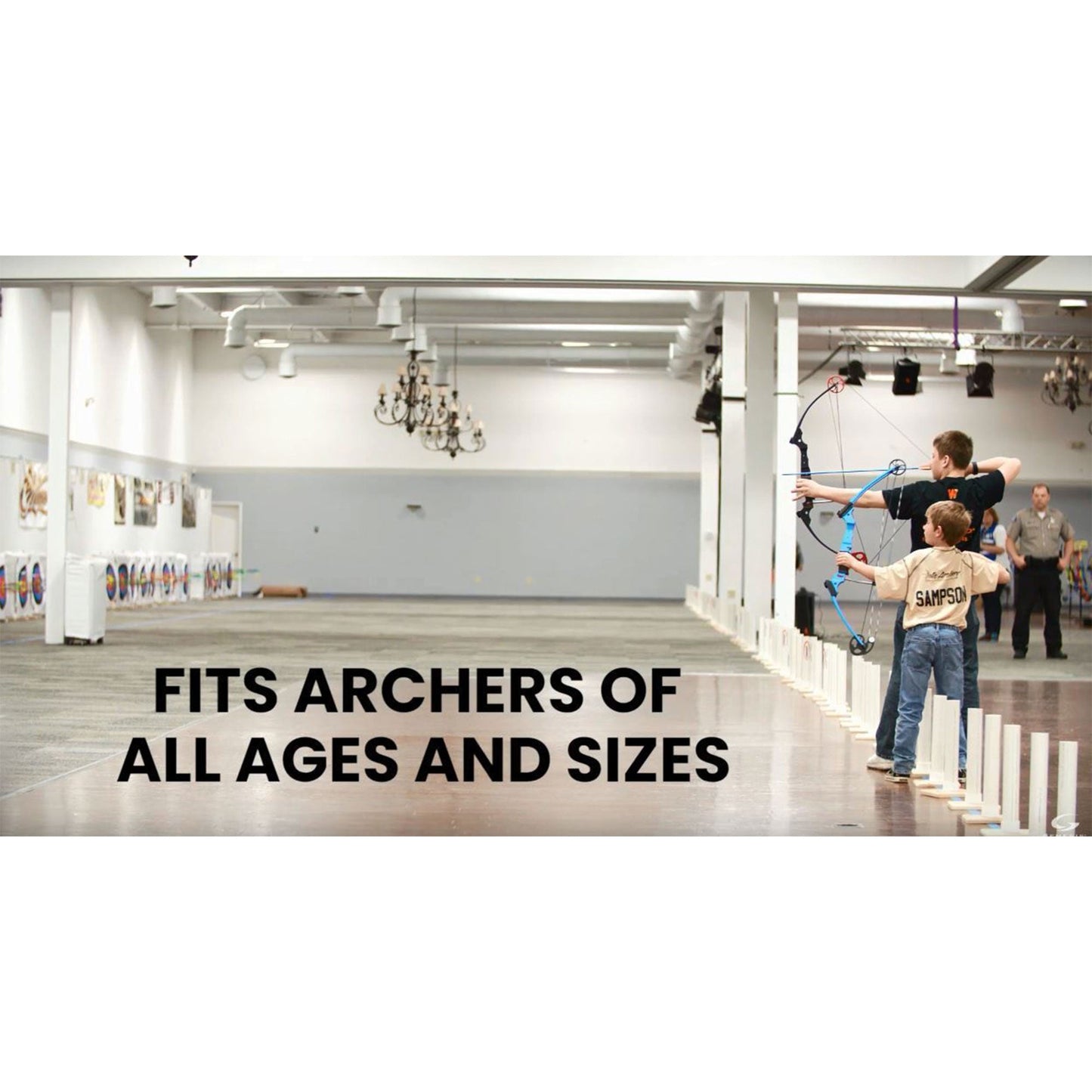 Genesis Original Archery Compound Bow with Adjustable Sizing, Right Handed, Red