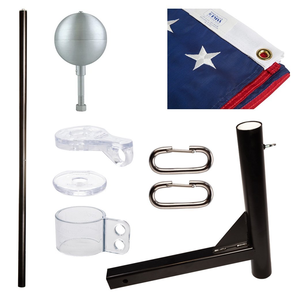 Flagman of America Hitch Mount Flagpole Kit - Angler's Pro Tackle & Outdoors