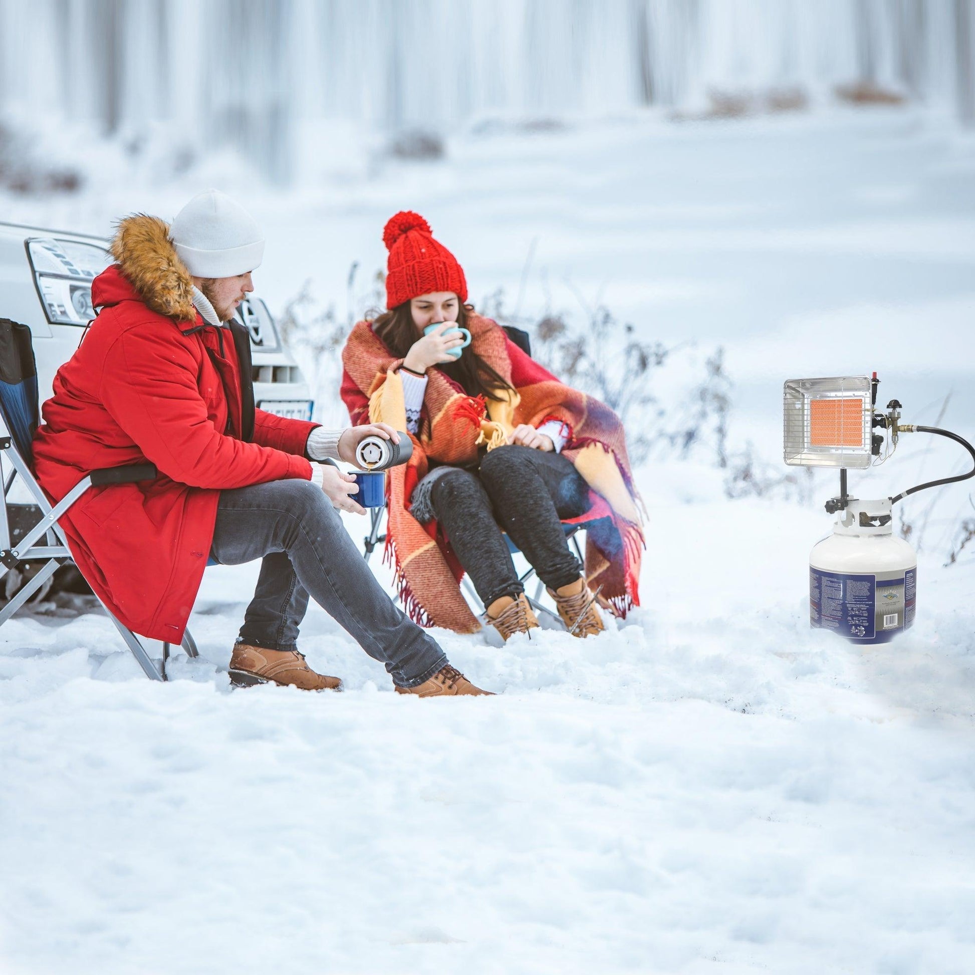 Flame King 13,000 BTU Outdoor Portable Propane Tank Top Heater Igniter - Angler's Pro Tackle & Outdoors