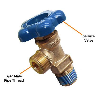 Flame King 239lb and 420lb Refrigerant Tank Vapor Valve - Angler's Pro Tackle & Outdoors