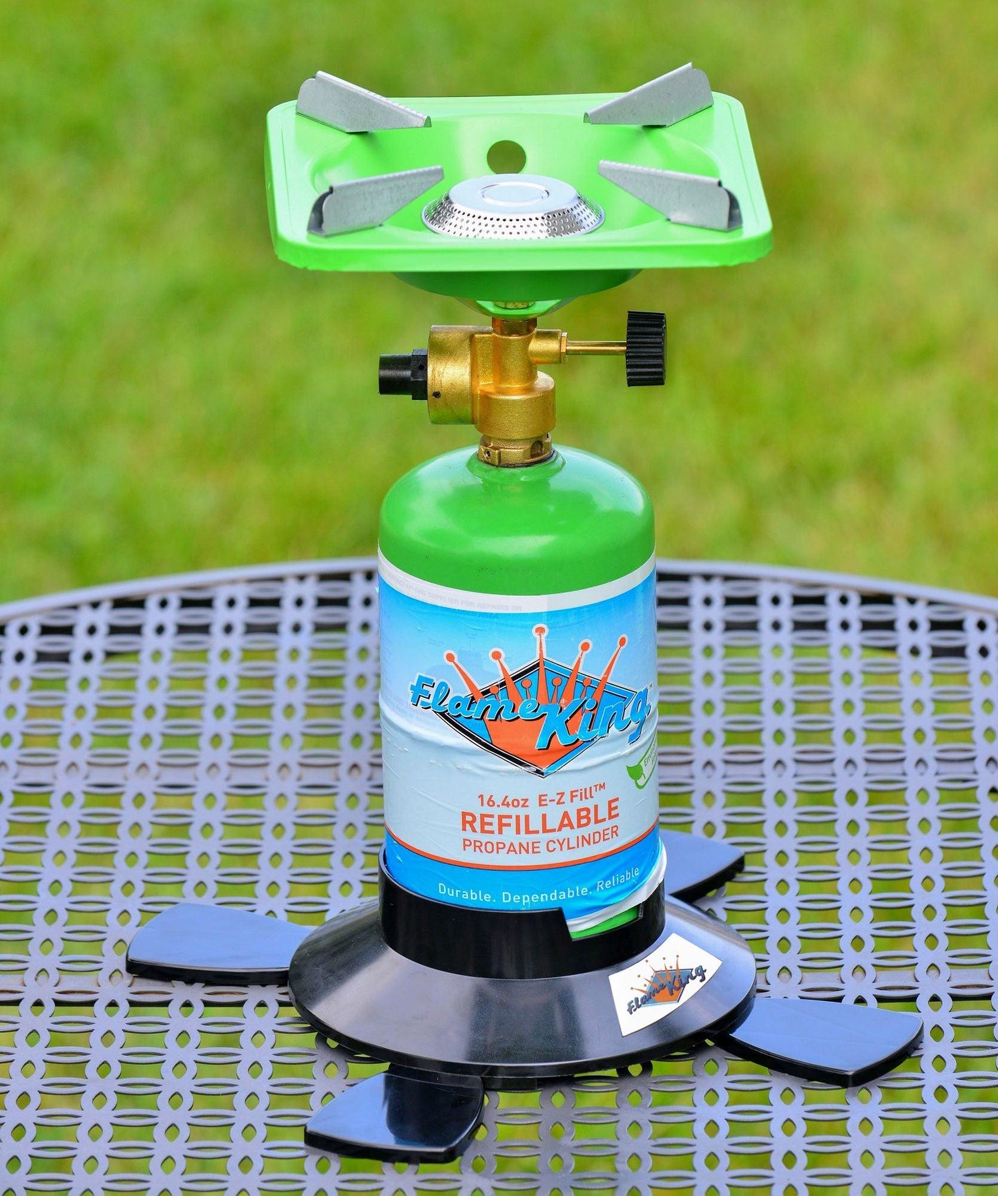 Flame King Base for 1lb Propane Cylinder - Angler's Pro Tackle & Outdoors