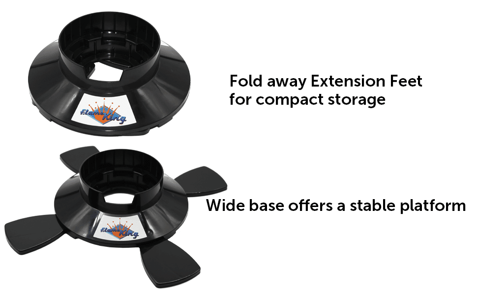 Flame King Base for 1lb Propane Cylinder - Angler's Pro Tackle & Outdoors