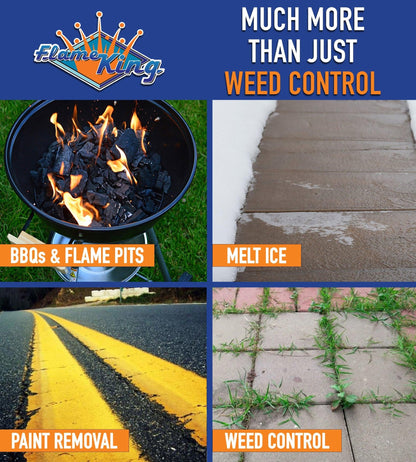 Flame King Heavy Duty 100,000 BTU Propane Torch Weed Burner - Angler's Pro Tackle & Outdoors