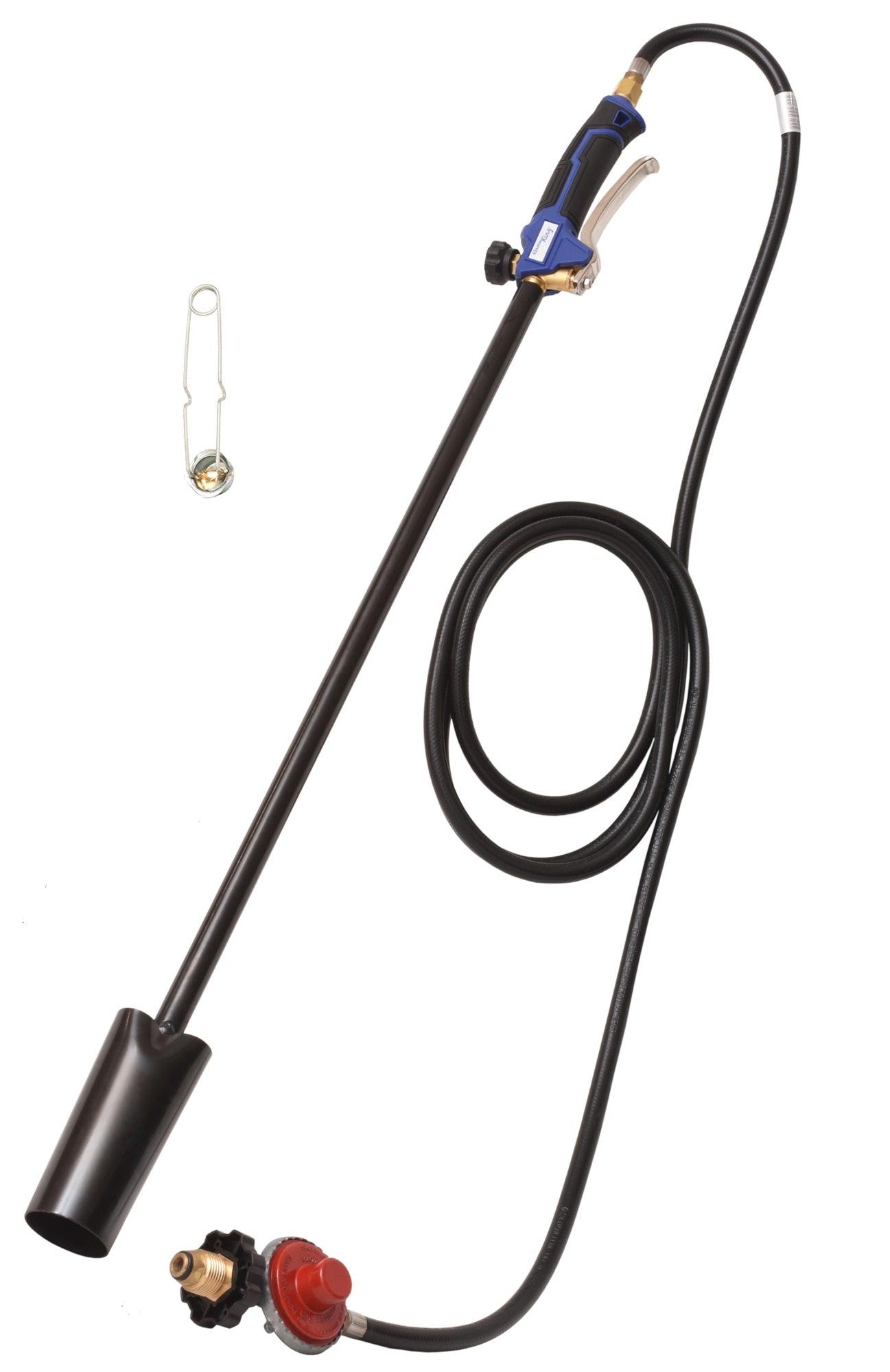 Flame King Heavy Duty 100,000 BTU Propane Torch Weed Burner - Angler's Pro Tackle & Outdoors