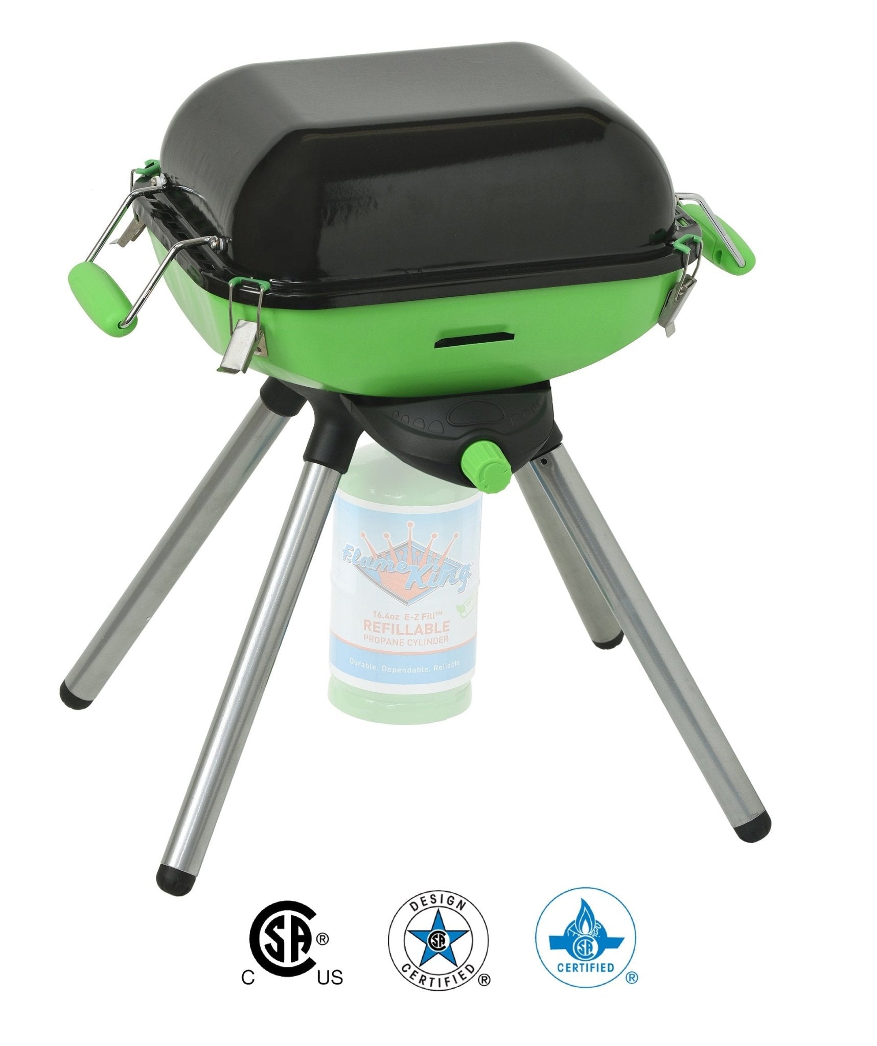 Flame King Multi - Function Portable BBQ Grill Camp Stove Camping - Angler's Pro Tackle & Outdoors