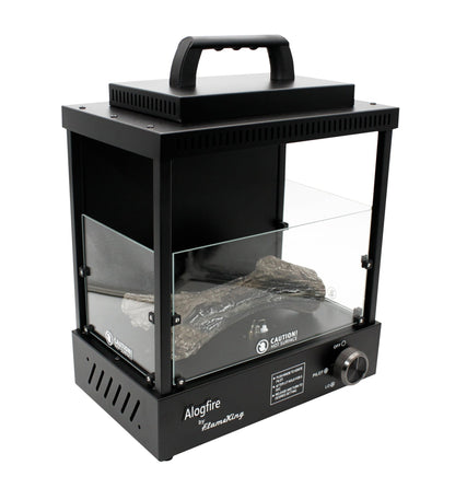 Flame King Portable Propane Alogfire Fireplace Heater Indoor and Outdoor - Angler's Pro Tackle & Outdoors