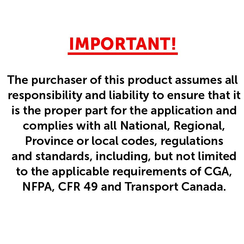 Flame King Pressure Relief Valve for 239LB and 420LB Refrigerant Recovery Tanks with 400 PSI 3/4″ MPT Fitting - Angler's Pro Tackle & Outdoors