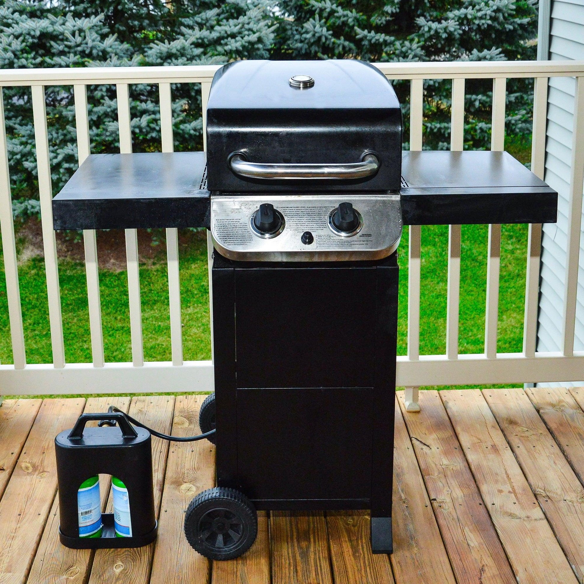 Flame King ProBoost Dual 1LB Propane Tank Carrier - Angler's Pro Tackle & Outdoors