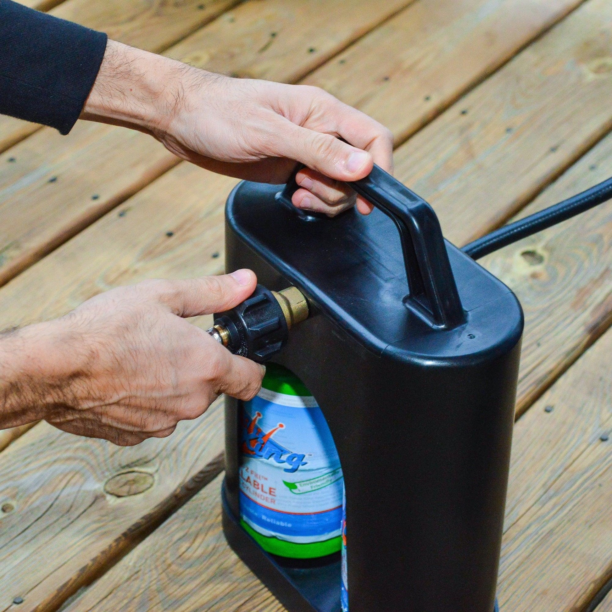 Flame King ProBoost Dual 1LB Propane Tank Carrier - Angler's Pro Tackle & Outdoors