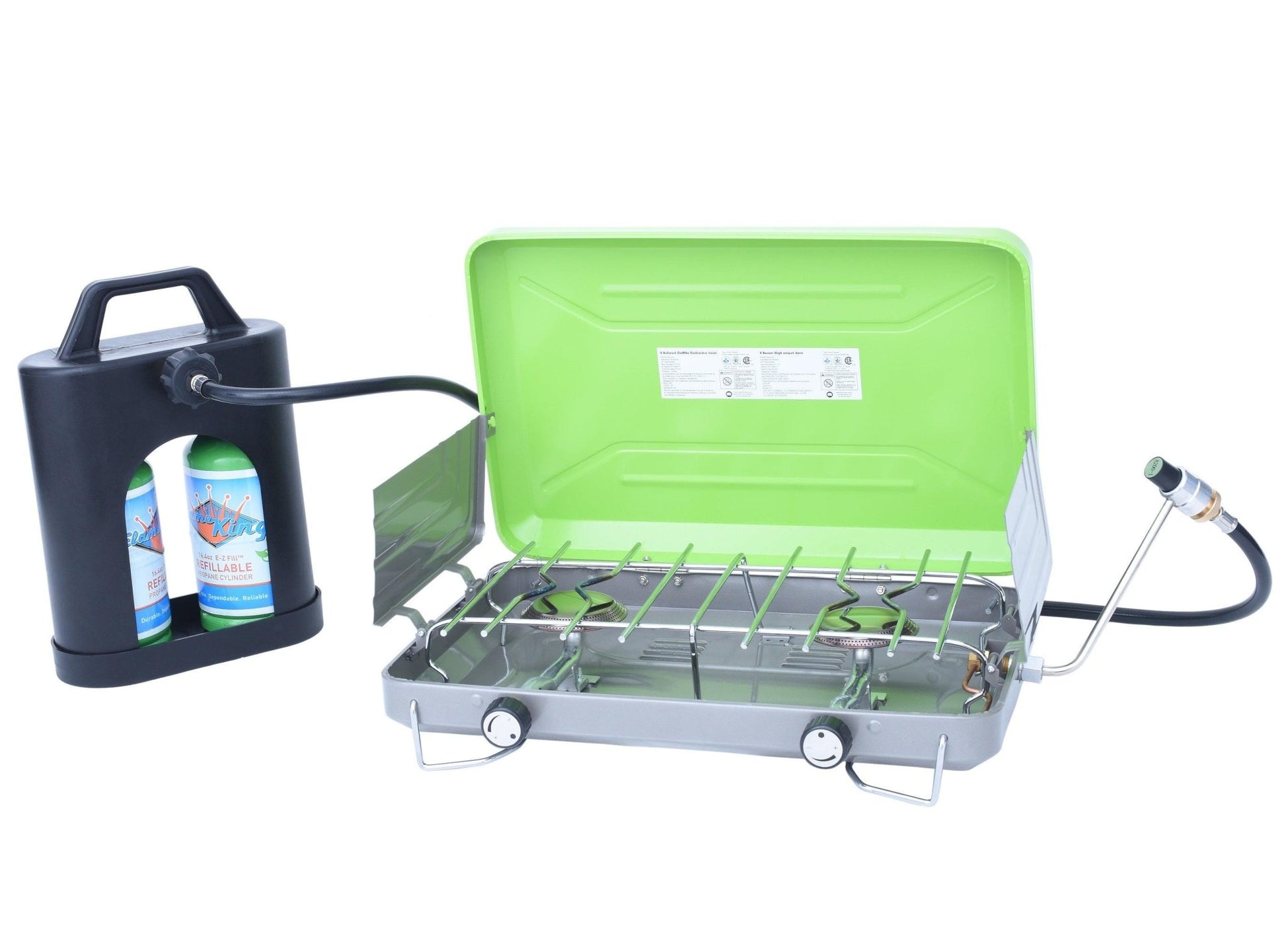 Flame King ProBoost Dual 1LB Propane Tank Carrier - Angler's Pro Tackle & Outdoors