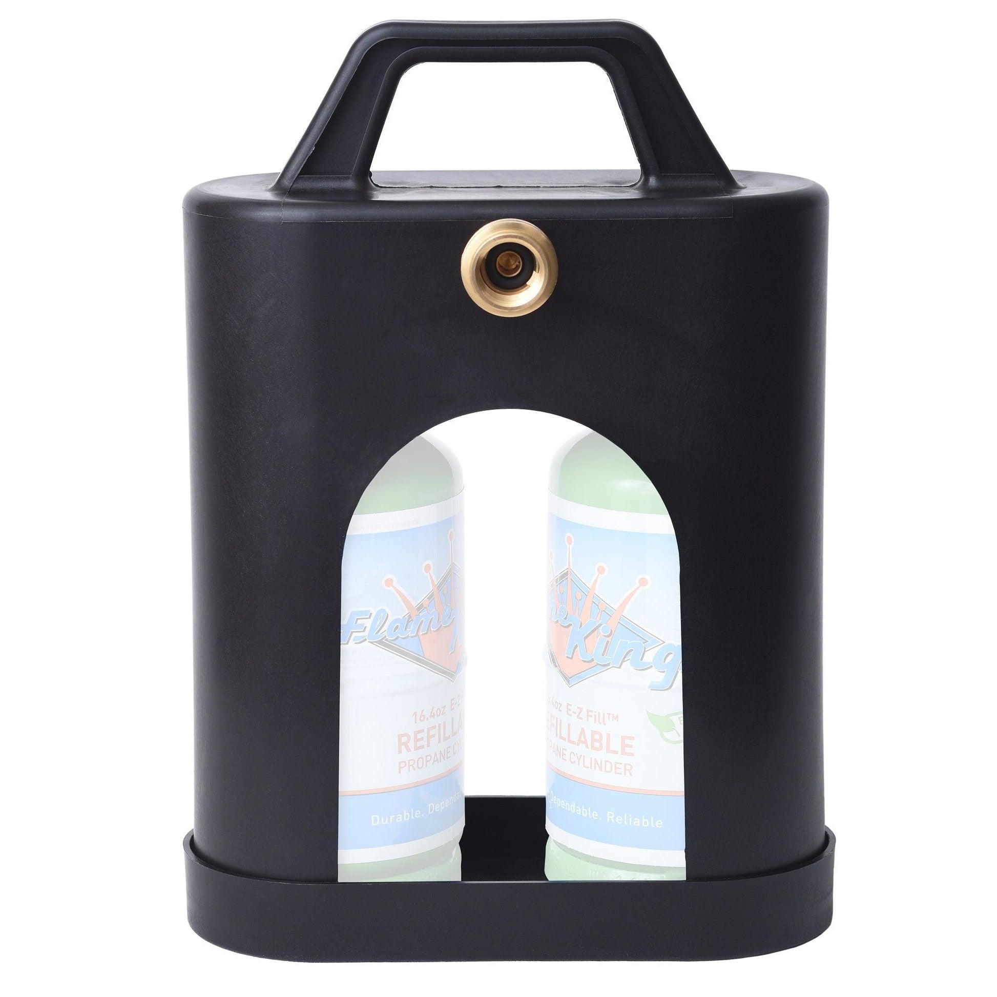 Flame King ProBoost Dual 1LB Propane Tank Carrier - Angler's Pro Tackle & Outdoors