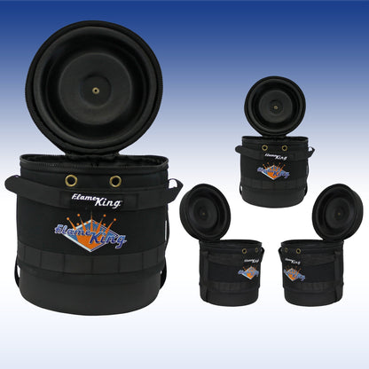 Flame King Propane Gas Hauler for 3lb Propane Tank Insulated Protective Carry Case - Angler's Pro Tackle & Outdoors