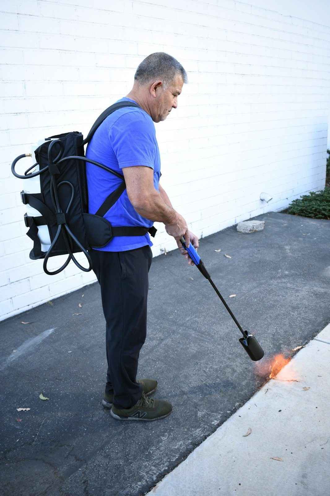 Flame King Propane Tank Backpack Carrier for 5lb or 10lb Cylinder For Weed Burner Torch - Angler's Pro Tackle & Outdoors
