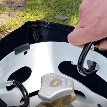 Flame King Propane Tank Backpack Carrier for 5lb or 10lb Cylinder For Weed Burner Torch - Angler's Pro Tackle & Outdoors