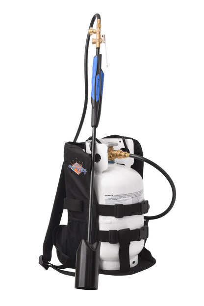 Flame King Propane Tank Backpack Carrier for 5lb or 10lb Cylinder For Weed Burner Torch - Angler's Pro Tackle & Outdoors