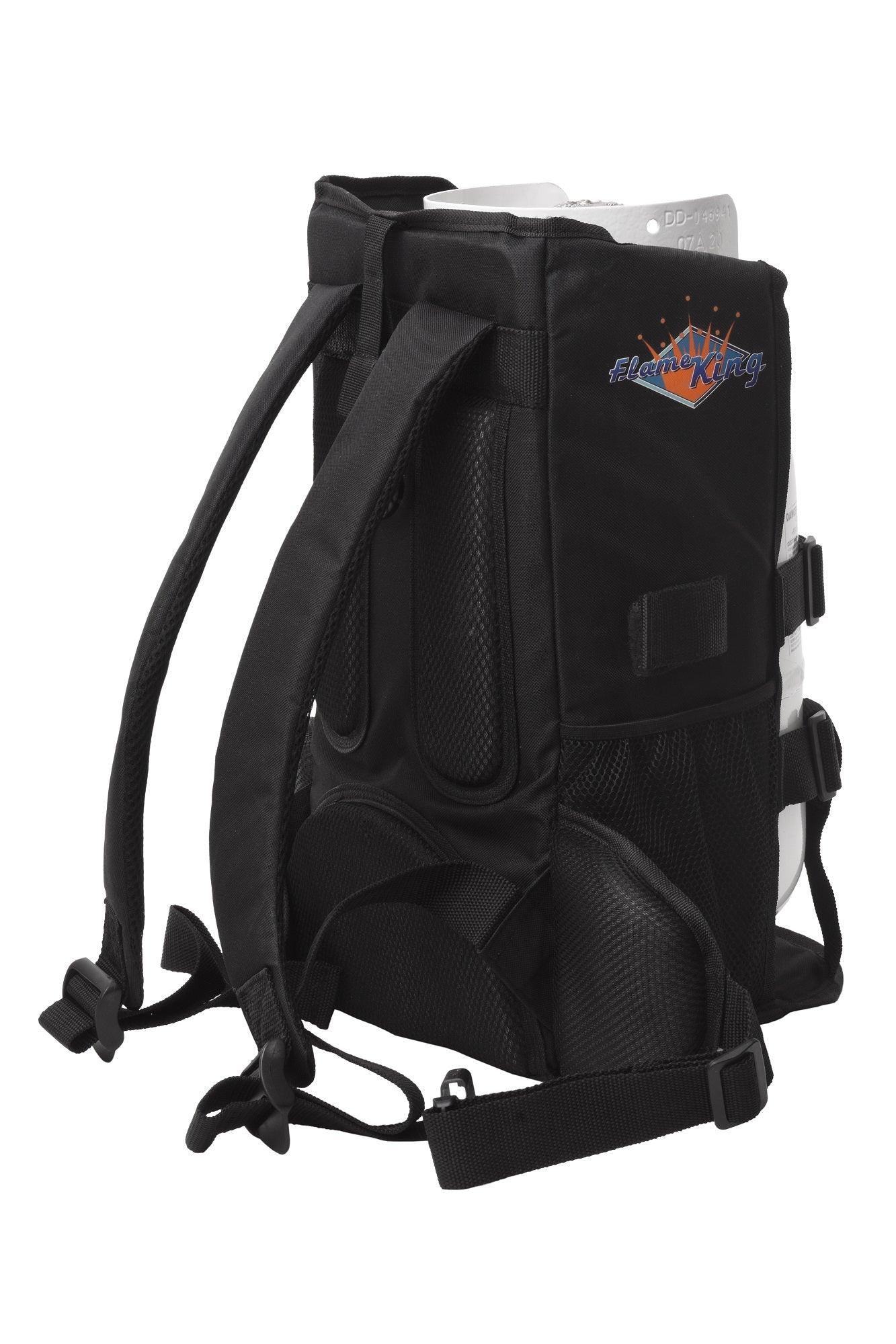 Flame King Propane Tank Backpack Carrier for 5lb or 10lb Cylinder For Weed Burner Torch - Angler's Pro Tackle & Outdoors