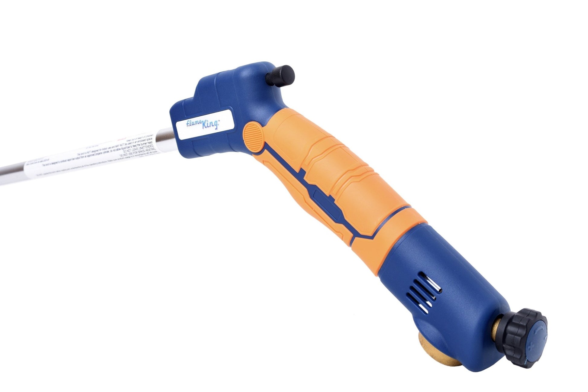 Flame King Propane Torch Wide Flame Weed Burner with Integrated Push Button Igniter - Angler's Pro Tackle & Outdoors