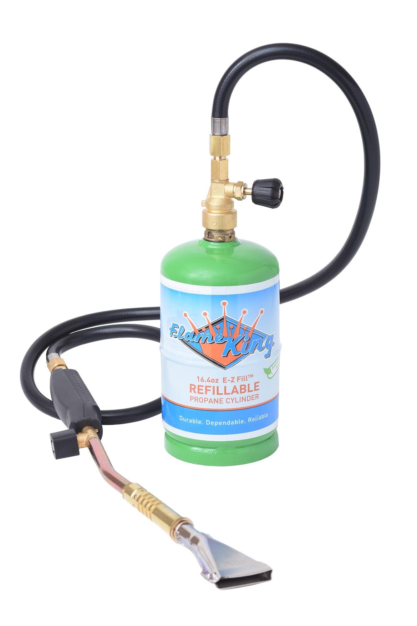 Flame King Propane Torch with 3 Interchangeable Tips - Angler's Pro Tackle & Outdoors