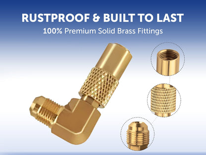 Flame King RV Quick Connect Elbow Adapter for 17" or 22" Griddle - Angler's Pro Tackle & Outdoors