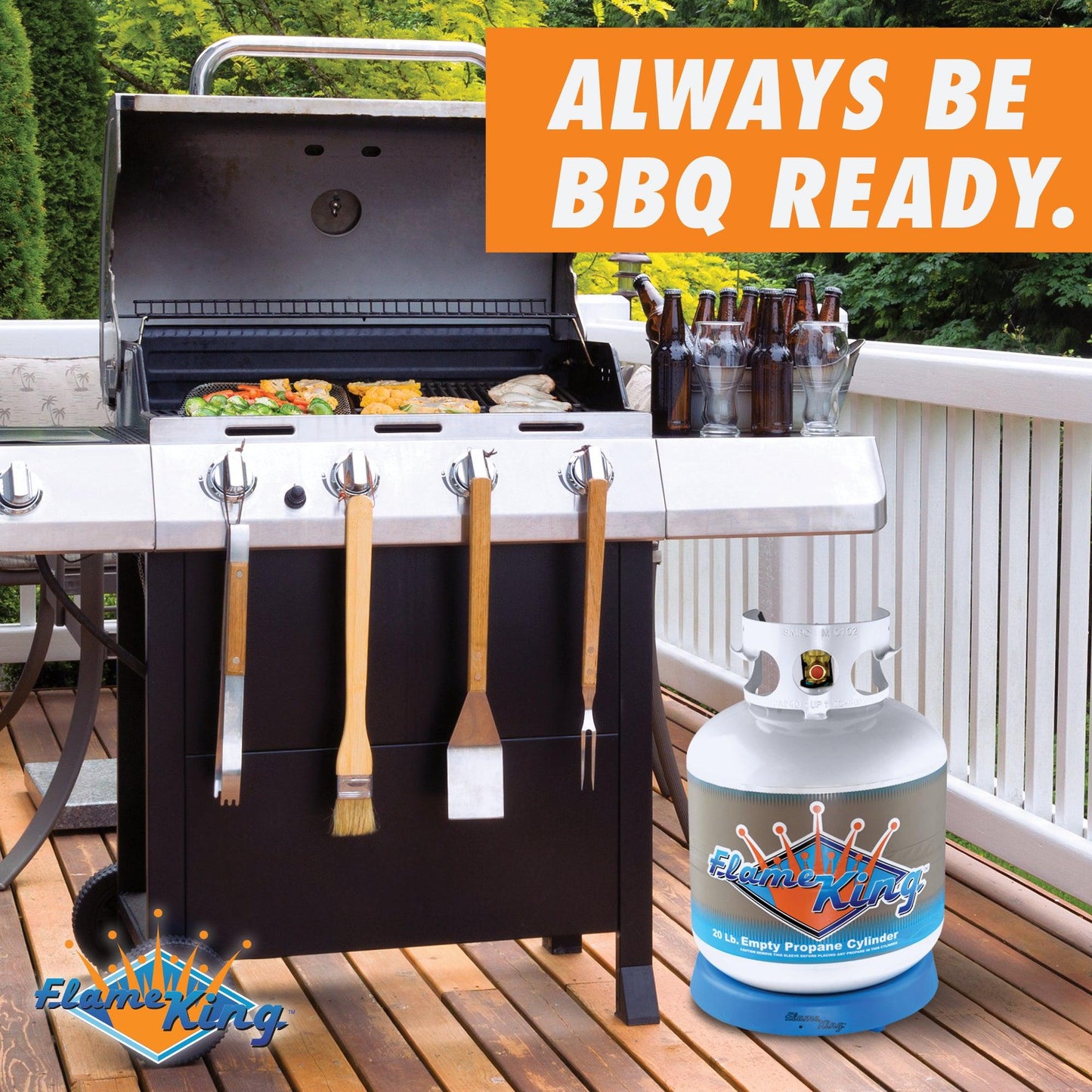 Flame King Smart Wireless Gauge Propane Tank Scale - Angler's Pro Tackle & Outdoors