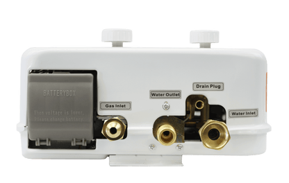 Flame King Tankless Outdoor Portable Camping Hot Shower Propane Gas 5L 1.32GPM Water Heater 34,000 BTU - Angler's Pro Tackle & Outdoors