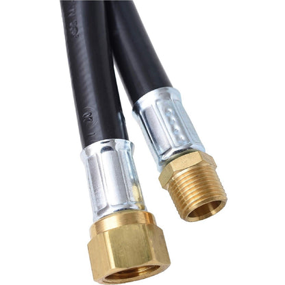 Flame King Thermo Plastic Hose Assembly for LP and Natural Gas, 96 Inch, 3/8 Inch - Angler's Pro Tackle & Outdoors