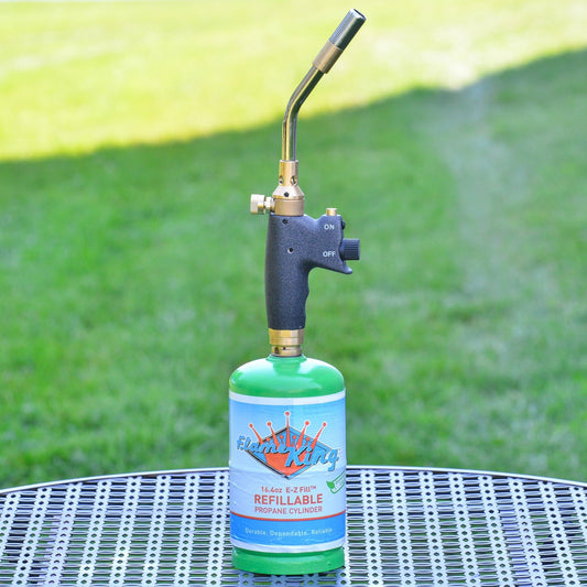 Flame King Welding Professional Auto - Ignition Max Heat Propane Torch Head - Angler's Pro Tackle & Outdoors