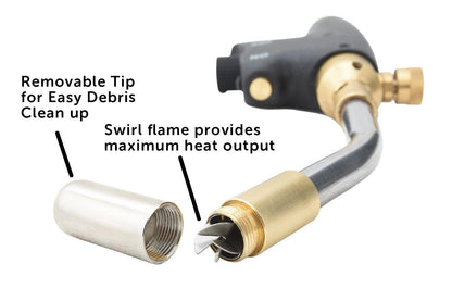 Flame King Welding Professional Auto - Ignition Max Heat Propane Torch Head - Angler's Pro Tackle & Outdoors