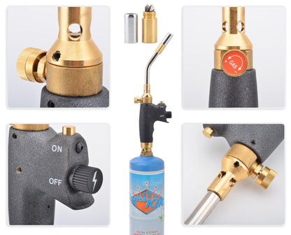 Flame King Welding Professional Auto - Ignition Max Heat Propane Torch Head - Angler's Pro Tackle & Outdoors