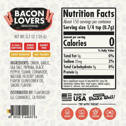Flavor God Bacon Lovers Seasoning - Angler's Pro Tackle & Outdoors