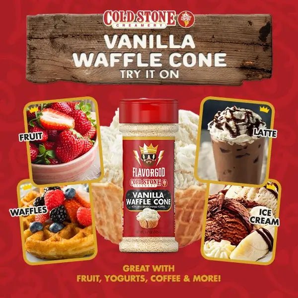 Flavor God Cold Stone Vanilla Waffle Cone - Angler's Pro Tackle & Outdoors