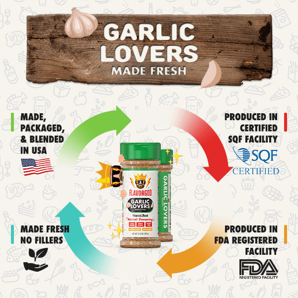 Flavor God Garlic Lover's Seasoning - Angler's Pro Tackle & Outdoors