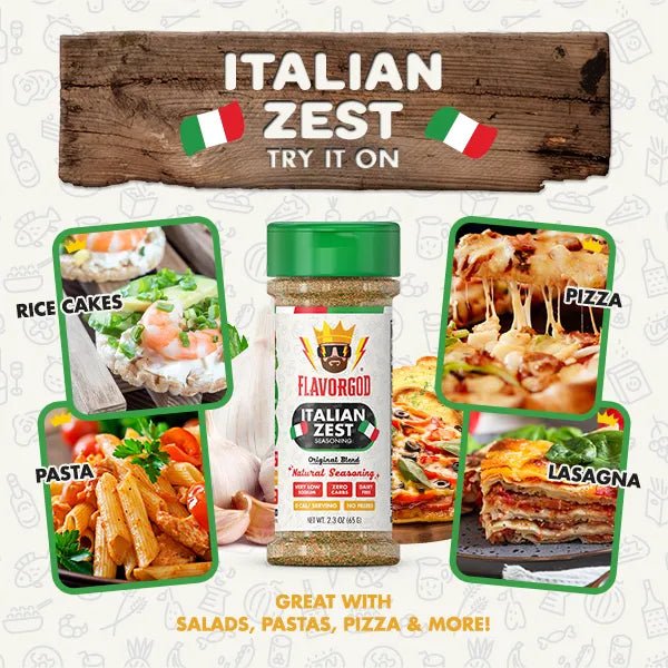 Flavor God Italian Zest Seasoning - Angler's Pro Tackle & Outdoors