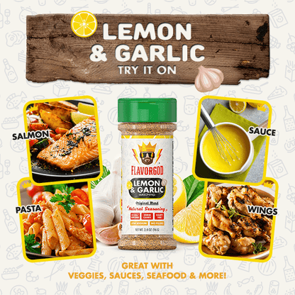 Flavor God Lemon & Garlic Seasoning - Angler's Pro Tackle & Outdoors