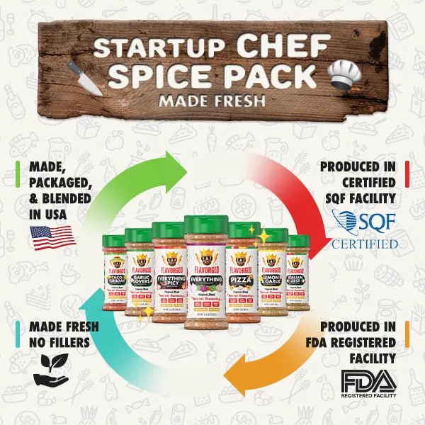 Flavor God Startup Chef Spice Pack - Angler's Pro Tackle & Outdoors